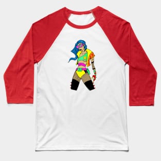 Cyberpunk Girl Baseball T-Shirt